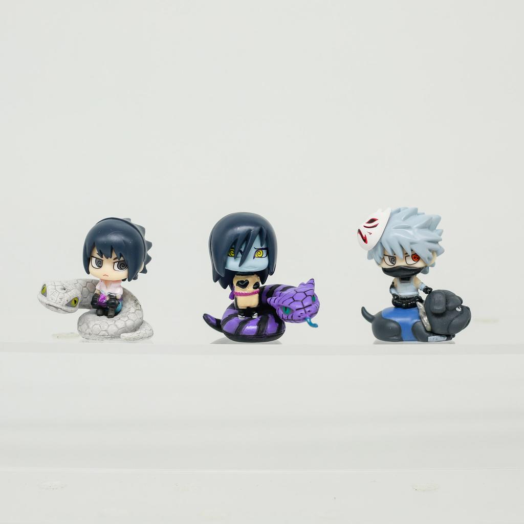 Naruto Ninkai Taisen Uchiha Sasuke Hatake Kakashi Orochimaru Blind Box Gifts Toy Model Anime Figures Collect Ornaments