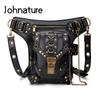Retro Locomotive Women Waist Bag Steampunk Style High Quality Pu Leather Multifunctional Small Shoulder Bags