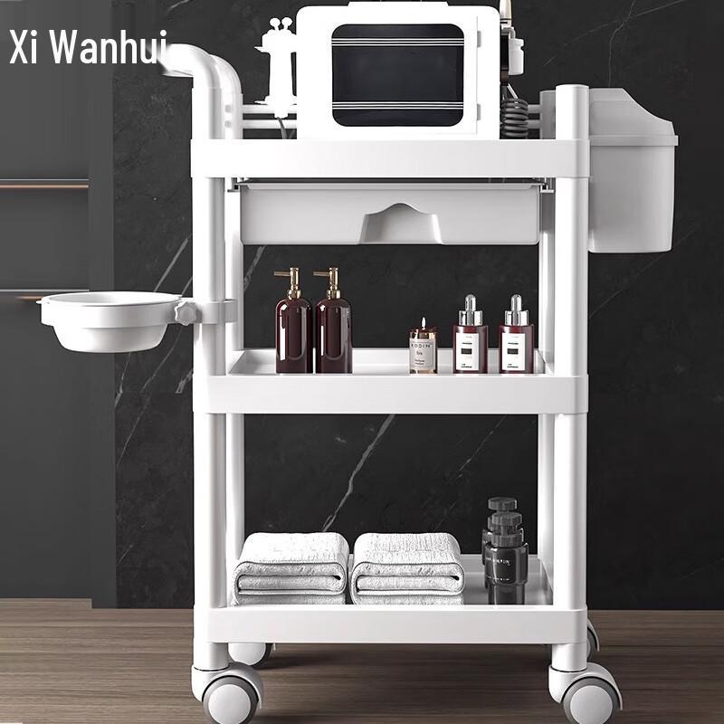 ABS Waterproof 3-Tier Utility Service Cart