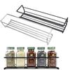 1/4Pcs Wall Mounted Spice Rack Organizer Rust-Proof Corrosion Resistant Strong Load*bearing