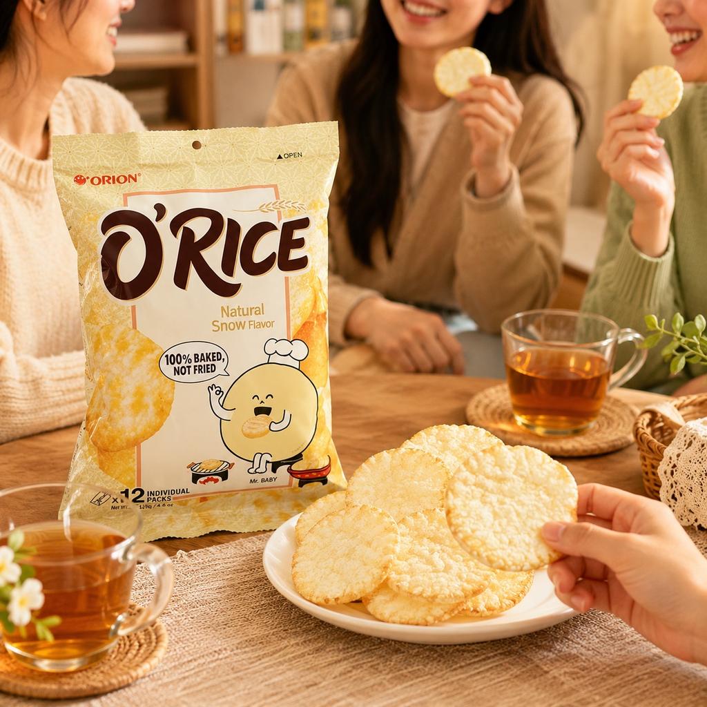 Рисовые лепешки Orion Original‑Flavored 129,6 г хрустящие рисовые снеки оригинального вкуса