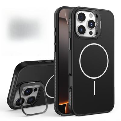 Подходит для IPhone16 Кронштейн для объектива Apple 15promax Тонкий круг Сильное магнитное притяжение Дышащее охлаждение Чехол для мобильного телефона
