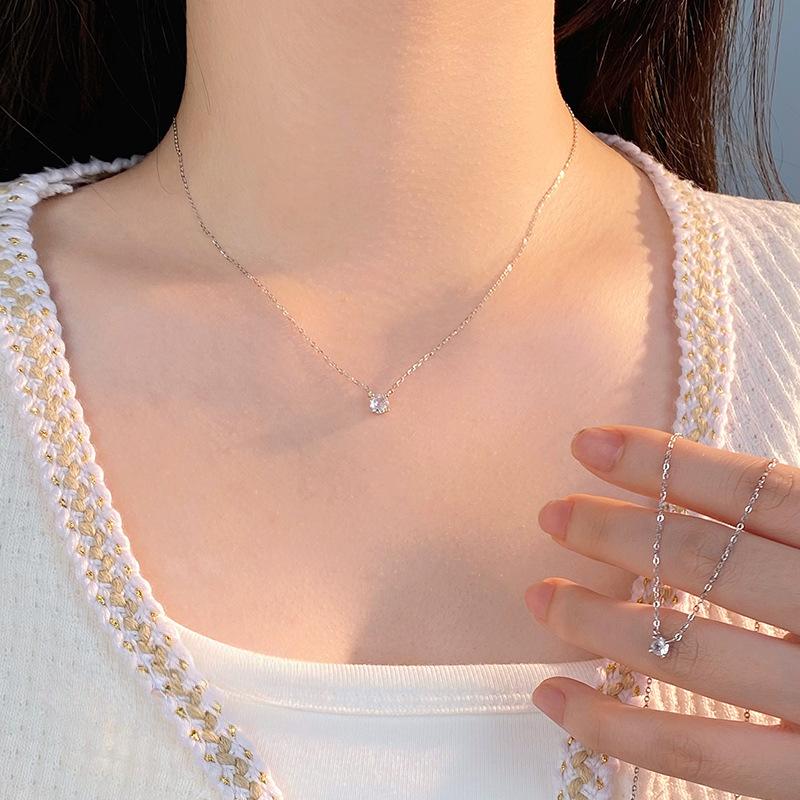 Ожерелье Простой Дизайн Ниша Темперамент Женский Модный Ключичная Цепочка Женский Легкий Роскошный