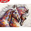 5D Лошадь Алмазная вышивка Мозаика Полный квадратный дрель DIY Набор Алмазная картина Животное