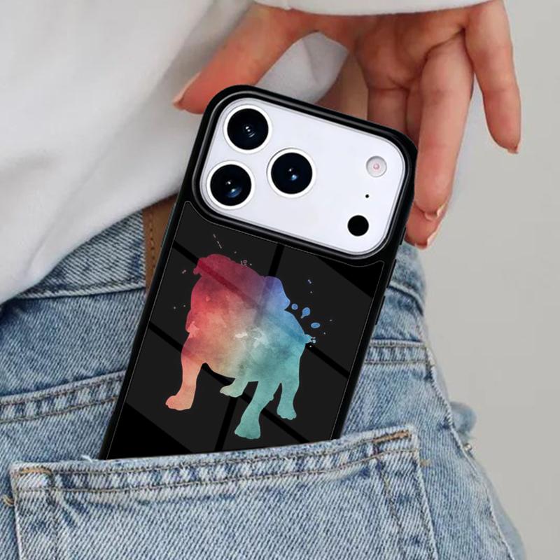 life is better with a bulldog mom Phone Case for iPhone 17ProMax 12 13 14 15 16e 17 Pro Max Plus Air Cover