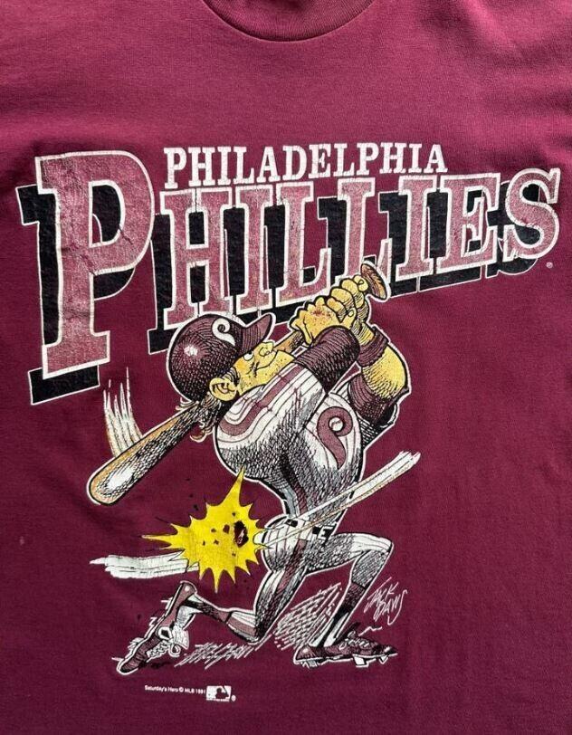 26 90s Philadelphia Phillies Graphic T-Shirt Sweatshirt Unisex reprint HN0433 Unisex T-Shirt