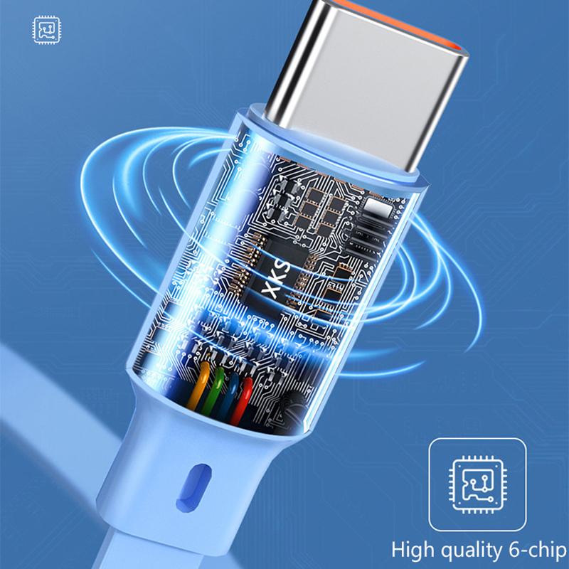 Кабель для быстрой зарядки 100 Вт 3 в 1 с выдвижным механизмом для iPhone 14, USB Type C/Micro для Samsung, Xiaomi 13, Huawei, зарядный USB-кабель для телефона