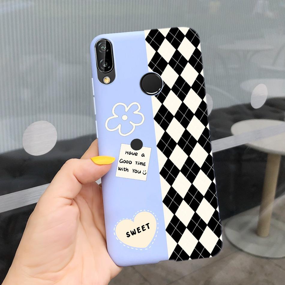 Чехол для Huawei P20 Lite Nova 3e ANE-LX1 ANE-LX2 Милый Мультяшный Конфетный Цвет Силиконовые Чехлы для Телефона Для Huawei P20lite Мягкая TPU Обложка