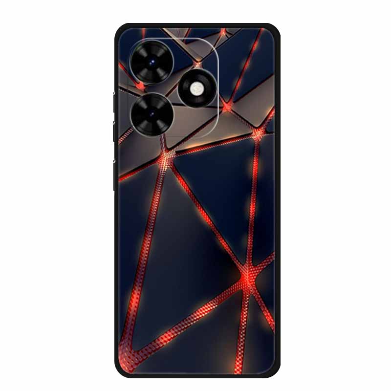 Чехол для Tecno Spark Go 2024 Животные Расписной ТПУ Силиконовый Мягкий Чехол для Телефона для Spark Go2024 BG6 Защитный Волк Ударопрочный Para