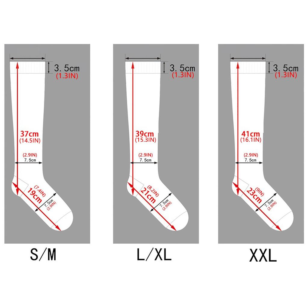 Мужские и женские однотонные нейлоновые длинные компрессионные носки для занятий спортом на открытом воздухе