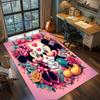 Mickey & Minnie: Minimalist Style Rug Carpet Large Area Rug Non Slip Washable Floor Mat Gamer Room Bedroom Home Decor
