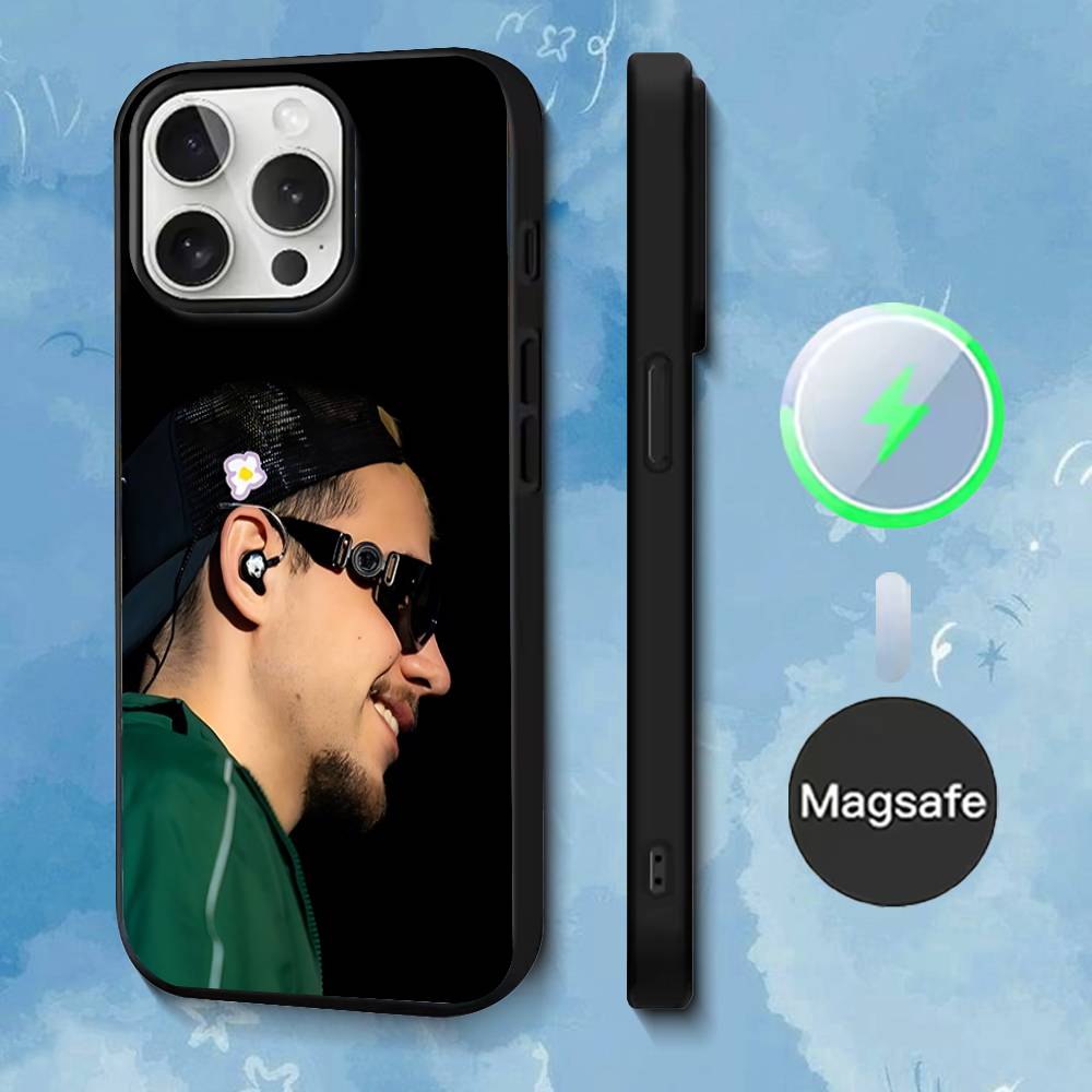PLK French Rapper Mathieu Phone Case For iPhone 17,16,15,14,13,12,11,Pro,Max,Plus,Mini,SE4,E Magnetic Magsafe Wireless Charging
