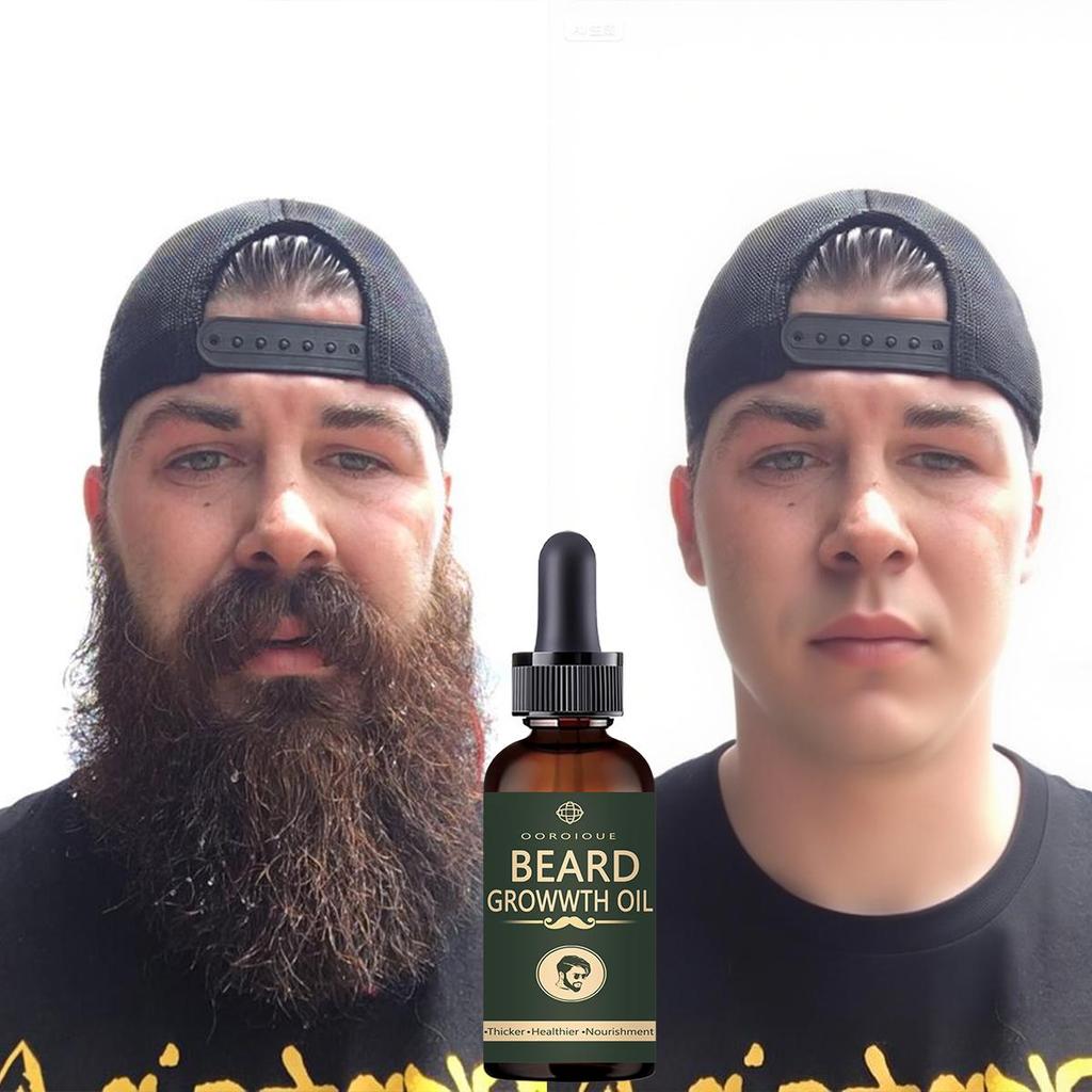 5ML/15ML/30ML/50ML/Fast Beard Growth Oil Beard Oil for Men Caffeine Natural Beard Growth Serum Promote Hair Regrowth Professional Keratin