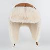 Ai Lan Hui Jia DH Autumn Winter Suede Trapper Hat