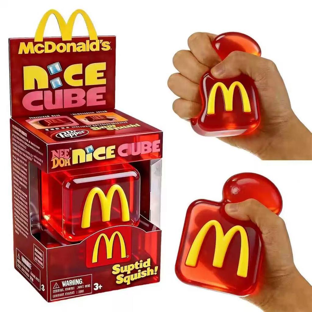 Needoh Nice Cube Сенсорный Сниматель Стресса Игрушка-Фиджет Для Тревоги и Концентрации Настольный Сенсорный Куб Для Взрослых и Детей