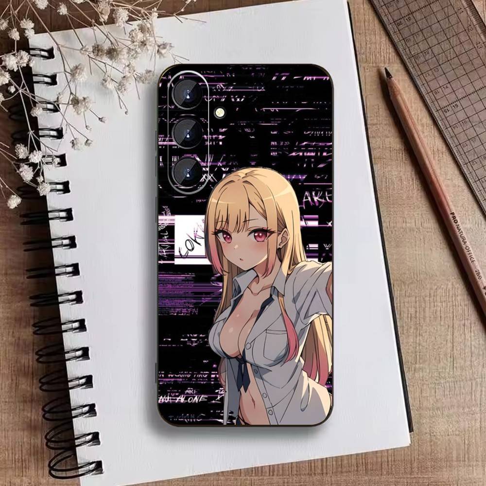 Чехол для телефона T-Darling Marin Kitagawa Colorful Silver для Samsung Galaxy A73, A21s, A22, A31, A52, A53, A71, A41 Мягкий черный корпус