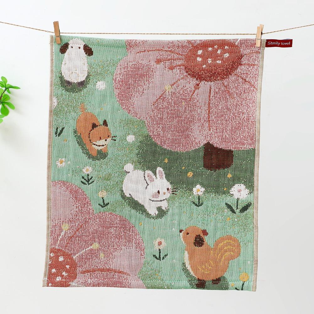 34x40cm Handkerchief Towel Cartoon Kitchen Towel High Quality Large Hand Towel Home Restaurant