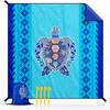 Beach Blanket 10'X9' Extra Large Waterproof Sandproof, Soft Sturdy Lightweight Portable for Beach Vacation Family Park Picnic Travel Camping