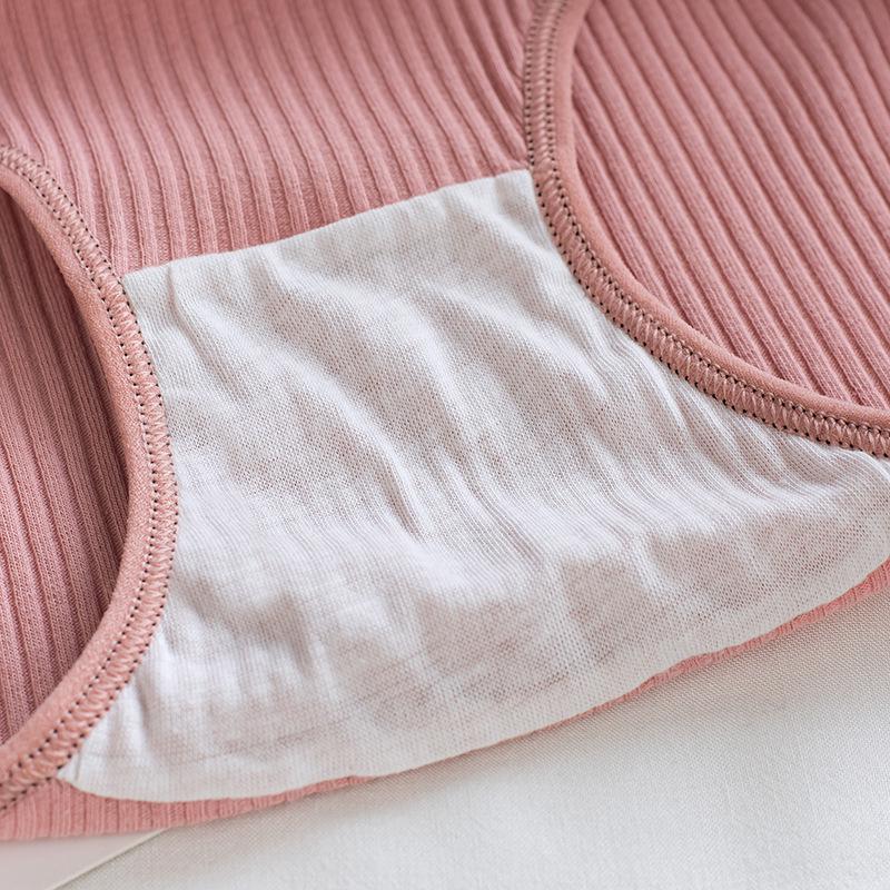 Трусики, 4 шт., женские хлопковые трусы, женские дышащие женские плавки с японской нитью, трусы большого размера