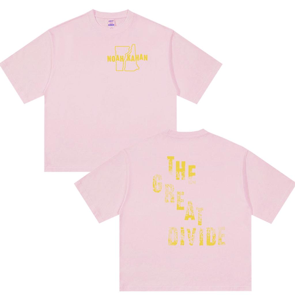 Vintage Noah Kahan The Great Divide Tour 2026 T Shirt Unisexs Hip Hop Fashion Short Sleeve Tshirts100 Cotton Tshirt Streetwear