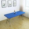 Table Cover Solid Color Waterproof with Anti-slip Elastic Band Camping Dirt-resistant Desk Protector Picnic Table Sleeve Patio Fitted Tablecloth