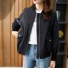 Windproof Warmth Spring and Autumn Baseball Casual Short Jacket Korean Style Loose Fit Jacket Slimming Jacket Top All-match Coat