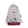 Школьная сумка большого объема Рюкзак Hello Kitty Повседневный Мультяшный Корейская версия Милый с принтом Школьная сумка Легкий Рюкзак для путешествий