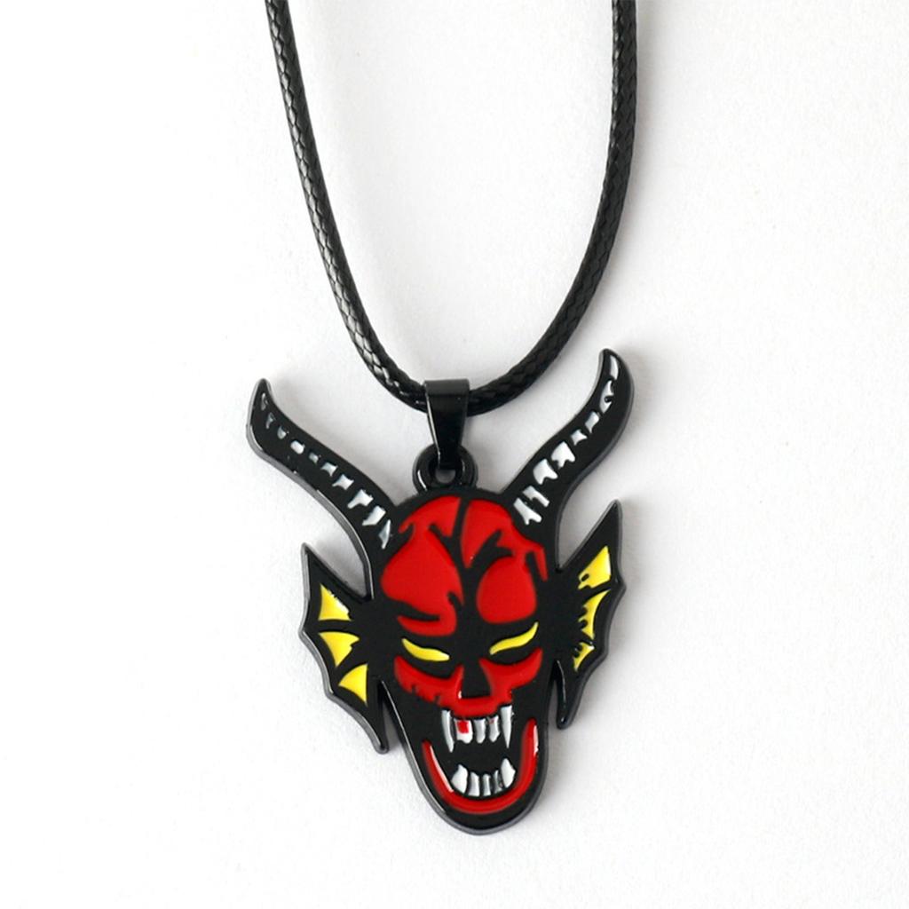 Модное ожерелье-медиатор, подарок для фанатов, готическое ожерелье, трендовое ожерелье-подвеска с ремешком