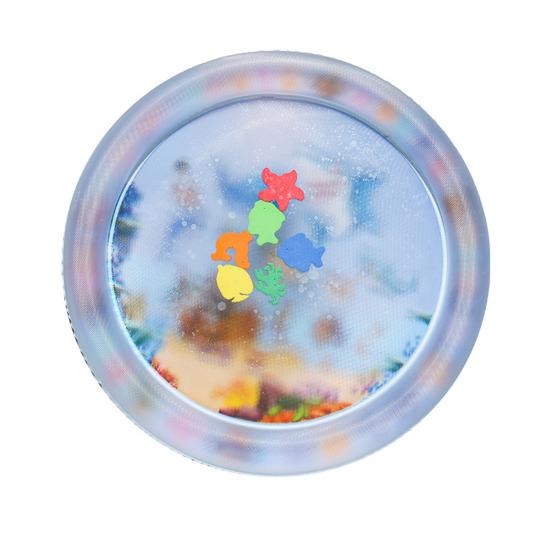 Охлаждающая водяная кровать для домашних животных для собак кошек утолщенный коврик для сенсорных игр с водой для домашних животных интерактивная игрушка для самостоятельной игры на тему океана с плавающими рыбками