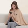 USB Powered Heating Shawl Cordless Electric Blanket Zippered Heating Scarf Winter Warm Wrap for Women Travel Office Home