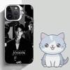 Чехол для телефона Kpop J-JungkookS для iPhone 16,15,14,13,12,11,Mini,Pro,SE,MAX Белый Матовый Ударопрочный Чехол