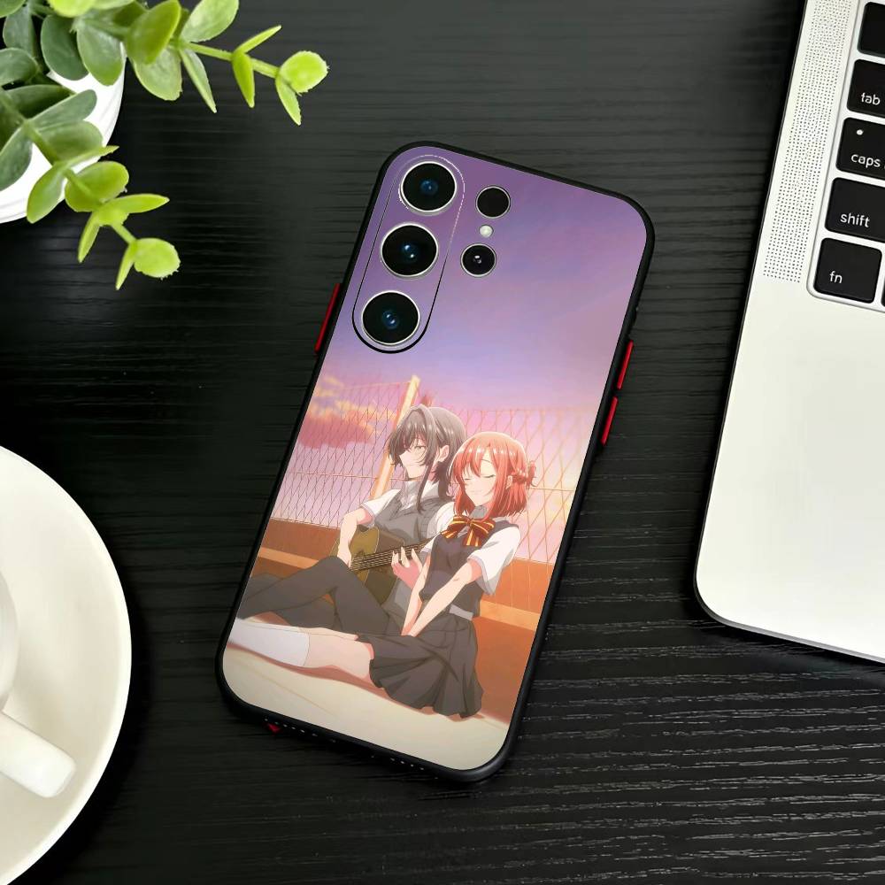 Чехол для телефона Kino Himari и Asanagi Yori Для Samsung S26,S25,S24,S23,S22,S21,S20,S30,Ultra,Plus,Fe,Note,5G Черный Чехол