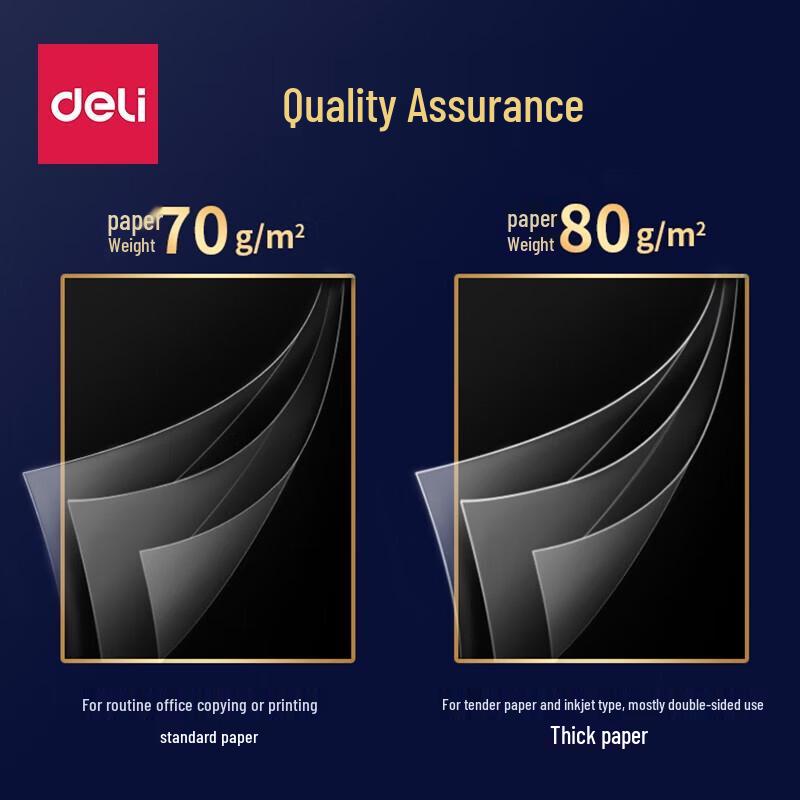 Deli A4 80g Black Platinum Copy Paper