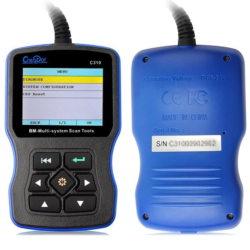 C310 V5.5 OBDII Мультисистемный сканер Читатель кодов неисправностей двигателя Для BMW/MINI Sup