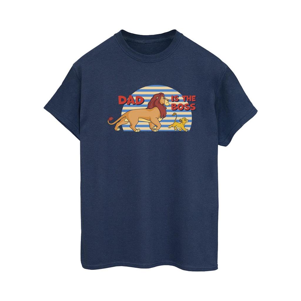 Disney Womens/Ladies The Lion King Dad Boss Cotton Boyfriend T-Shirt