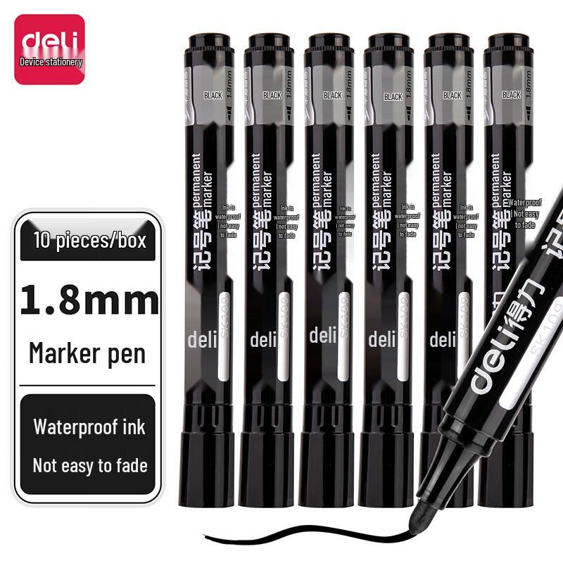 Deli SK109 Single Tip Oil-Based Marker Pen