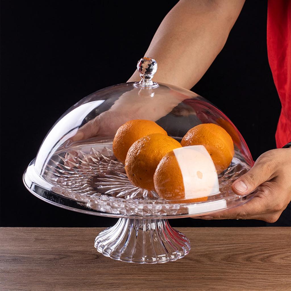 Подставка для торта с куполом, подставка для печенья, устойчивая к падениям, защитная подставка для хранения десертов, для столовых
