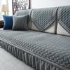 Winter Plush Sofa Cushion Non-Slip Cushion Half Pack Sofa Cover Anti-Scratching Seat Cover