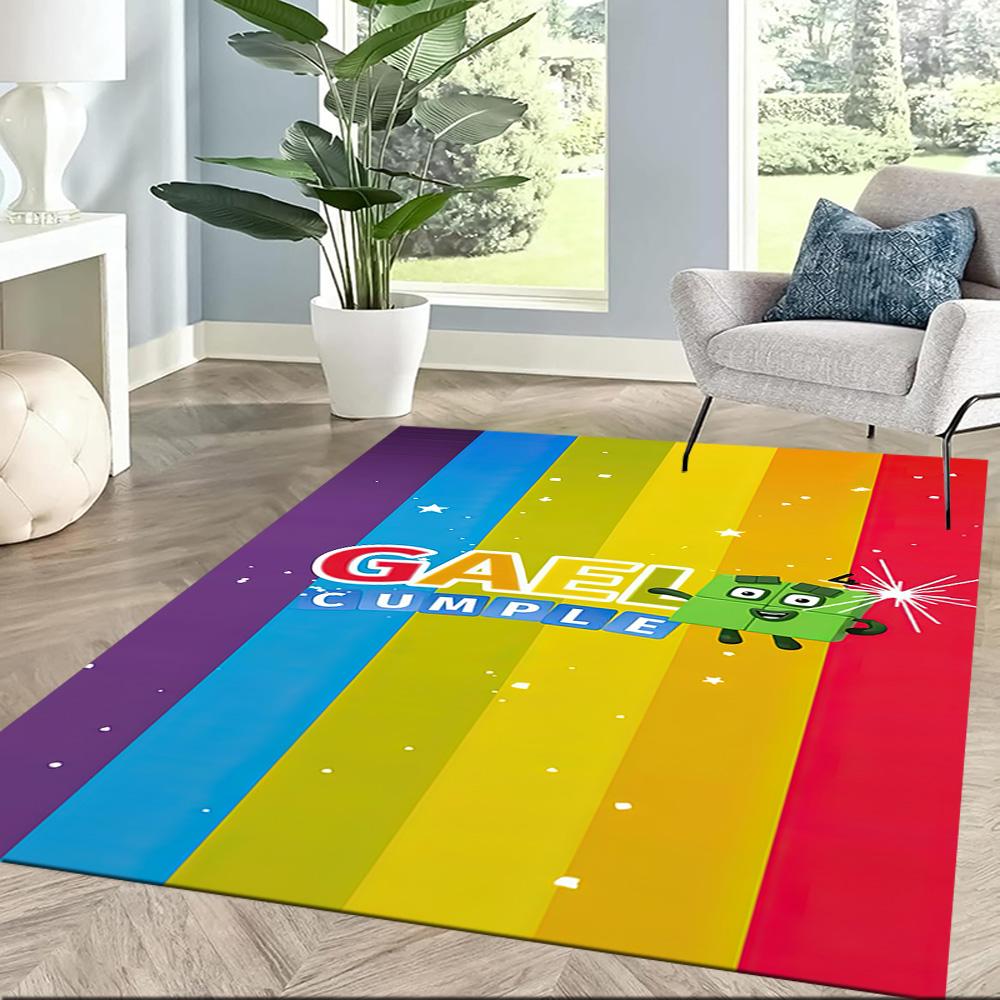 Numberblocks Floor Mat Perfect For Living Rooms Outdoor Bedrooms Dining Room Antislip Rug Anime Office Decor Spiritual Gift