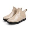 Women and Men Ankle Shoes Single Rain Boots PVC Rainboots for Women Fashion Solid Color Fishing Boots Footwear