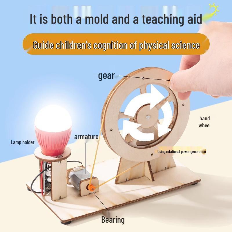 Набор для маленьких научных экспериментов Steam: Двигатель для младших школьников своими руками