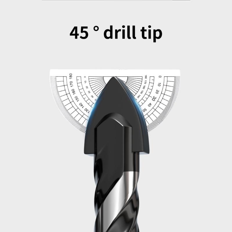 Professional Multi Size Masonry Drill Bits Triangular Shank Drill For Tile Glass Ceramic Wood With Carbide Alloy Tips