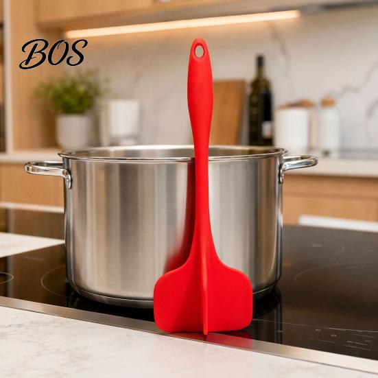 Non-stick Chopper Tool Silicone Quad Meat with 4 Blade, Long Handle Labor-saving Kitchen Smasher, Heat Resistant Ground Beef Tool, Essentials