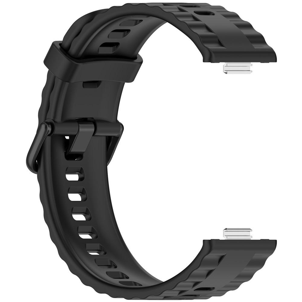 Silicone Strap for Huawei Watch Fit 4 / 4 Pro / 3, Black