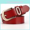 Women Leather Genuine Belt Metal Pin Buckle Jeans Waist Belt Fashion Decoration