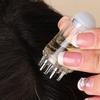 Hair Growth Oil Applicator Bottle With Scalp Massager Comb - Ball-Tip Dispenser for Easy Application and Scalp Massage