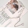 Women Chain Belt Cutout Heart Waist Body Chain Adjustable Metal Retro Sash Belt Chains - PJ