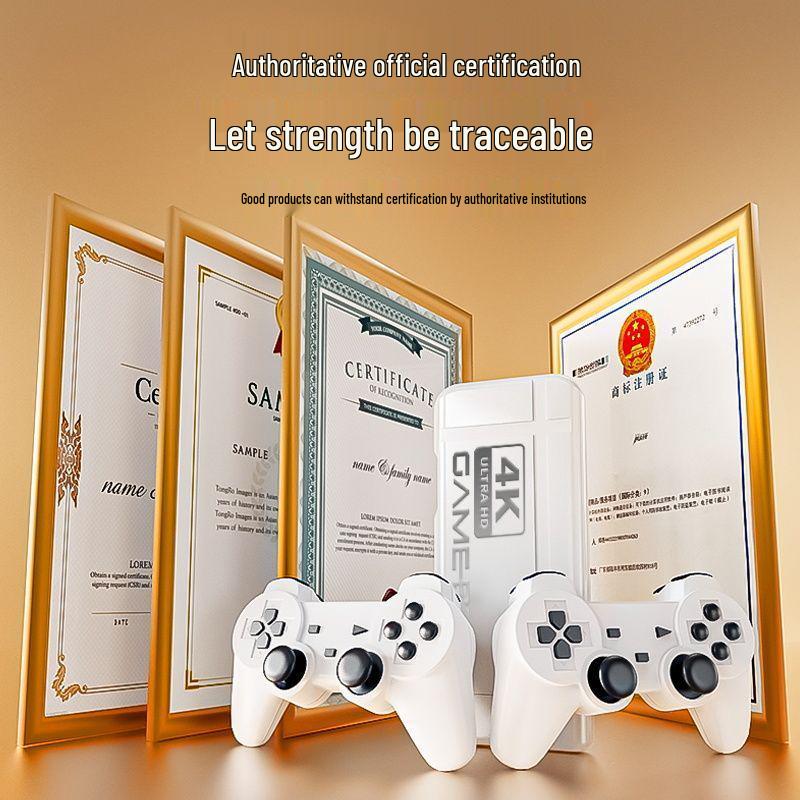 2025 3D HD 4K Беспроводная Домашняя Консоль: Подключается к ТВ и включает классические ностальгические аркадные игры с Супер Марио