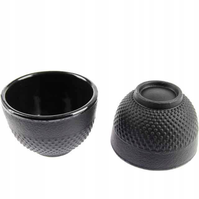 CAST IRON CUPS 6 PCS CAST IRON TEA SET