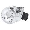 Skull Gear Shift Head Resin Shifter Knob Car Transmission Shifting Stick Handle for Most Manual Vehicles Silver